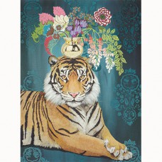 LEANIN TREE GREETING CARD TIGER VASE